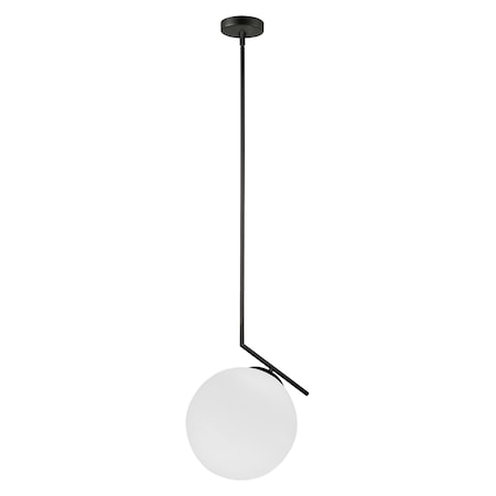 Dainolite 1Lt Pendant, Mb Finish W/ Opal Glass ORN-141P-MB
